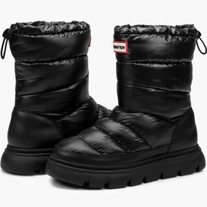 HUNTER Maribel Insulated Waterproof Snow Bootie – Black – Women’s 9 – Brand New